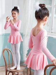 Girl Ballet Dance Dress For Girls Ballerina Dancing Dress Girl Gymnastics Children Kid Ballet Tuchard Bodysuit Kleding Rood Zwart 240510