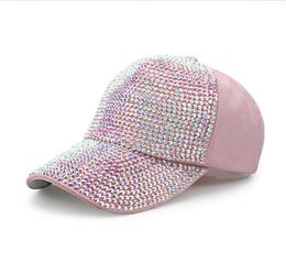 Fille Baseball Cap Hat Designer Designer Pearl Rhinestone Baseball Hats for Women Fashion Casual Cascs Lady Whole6150193
