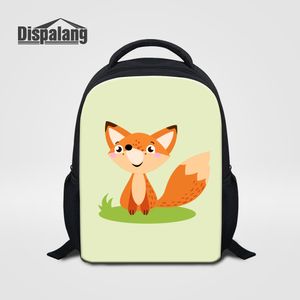 Meisje jongen mooie cartoon rugzak naar school dierlijke vos uil tijger unicorn drukschool tassen voor kleuterschool kleine kinderen dagelijks bagpack