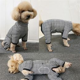 Chica ropa para perros invierno niño mono abrigo chaqueta cachorro traje chihuahua yorkie caniche pomeranian schnauzer traje Y200917