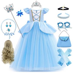 Fille robe fête princesse costume kids halloween déguise girls anniversaire cadeau 240417