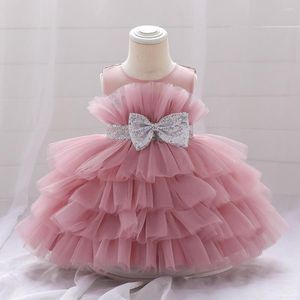 Fille Robes 1 An Anniversaire Bébé Robe De Fête Baptême Infantile Robe De Baptême Né Tout-Petits Bebes Enfants Vêtements 12 18 Mois Vestidos