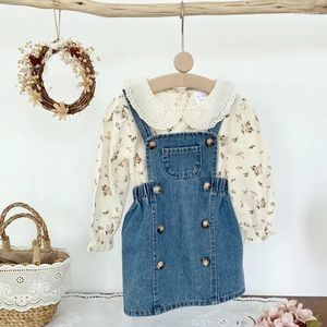 Vestidos para niñas de 2 a 7 años, chaleco vaquero dulce para niñas, vestido de verano bonito para bebés, pantalones vaqueros para niños pequeños, monos, ropa sin mangas para niños