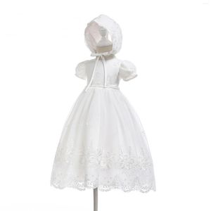 Meisjesjurken 2022 Aankomst Baby Doop Dress Doop Jurken 1 jaar Verjaardag Outfits Princess Wedding Party Formele L257