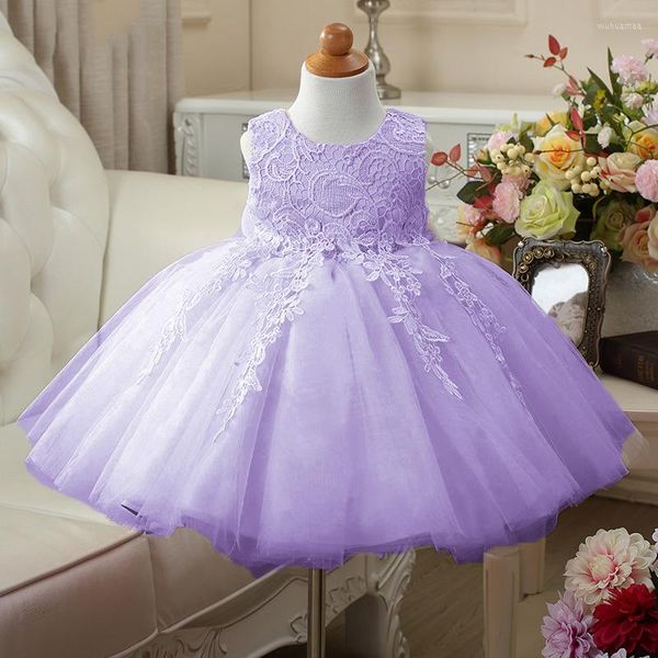 Fille robes 2023 bébé 1st année anniversaire robe né robe de baptême infantile filles bambin baptême petite dentelle Vestidos