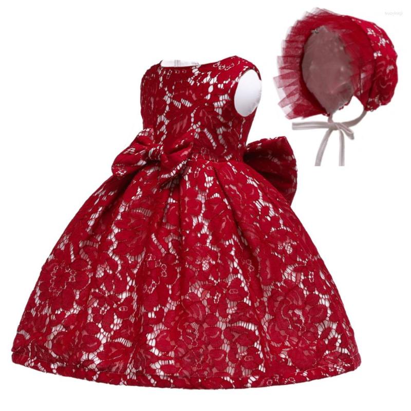 Girl Dresses 2023 Fashion Children's Clothing Children Baby Dress Korean Princess Pink Lace Age Pography