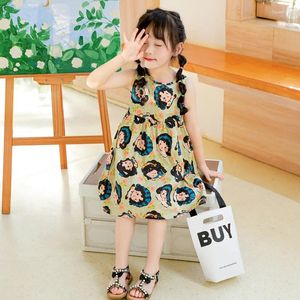 Robes de fille 2024 Children's Wear Baby Princess Dress Girl's Summer Loisir Shopping Style for Girls