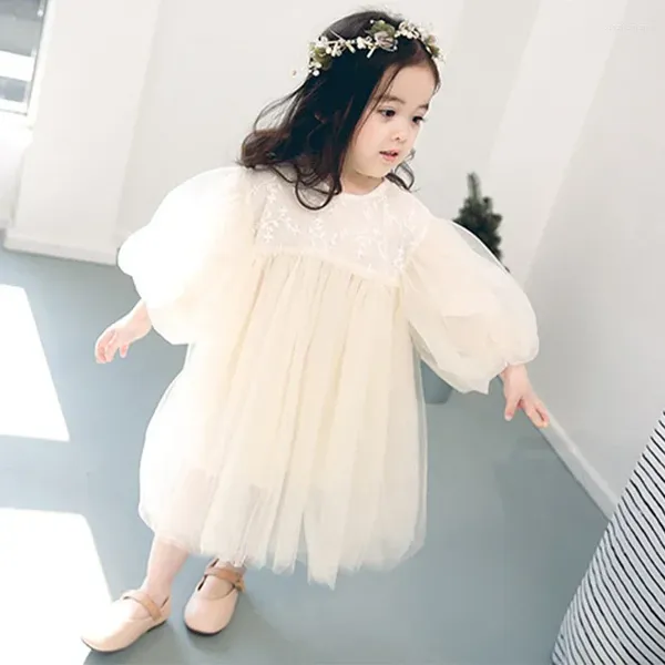Robes de fille 2024 enfants pour filles robe de printemps enfant bébé sweet princess designer vêtements 0-5y