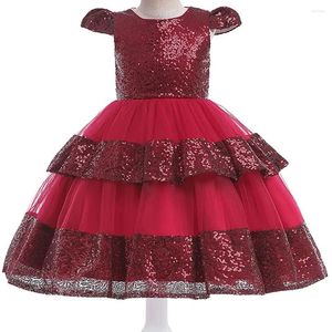 Vestidos de niña 3-12 años faldas para niños vestidos de princesa de lentejuelas para niñas fiestas de cumpleaños legant adolescentes vestidos de fiesta