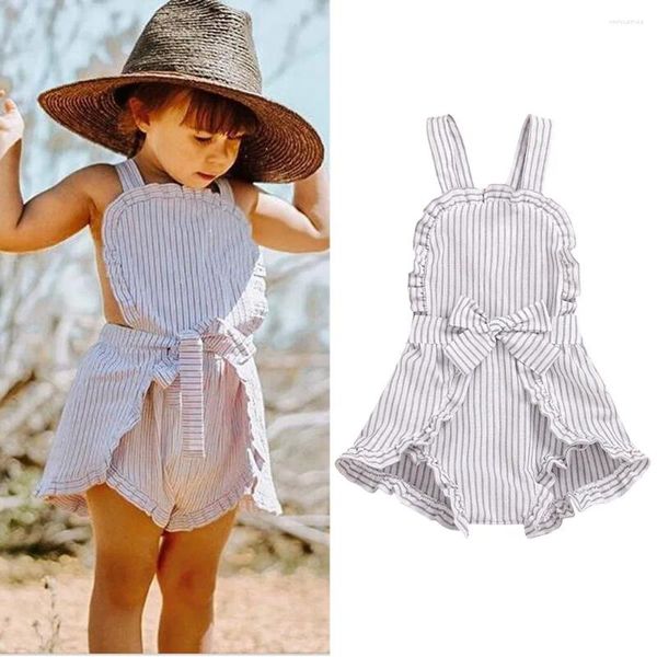 Robes d'été pour filles, 5 ensembles/lot, vêtements pour enfants, ensembles de vêtements pour bébés filles, combinaison sans bretelles, costume doux, transport gratuit