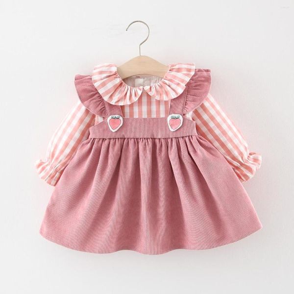 Fille robes 6M-3T printemps né bébé robe princesse coton premier anniversaire fête vêtements enfant en bas âge 2023