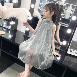 Robes d'été pour filles, 7 pièces/lot, robe de princesse douce, fête pour enfants, vente en gros, 2024