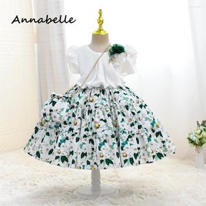 Robes de fille Annabelle Flower Girl's Long Robe Baby Wedding Baby Wedd