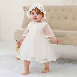 Robes de fille robes de baptême de bébé vêtements de baptême pour bébé vêtements de robe de mariée d'été vêtements