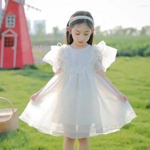 Fille robes de bébé vêtements espagnol rattros de la princesse Robe de bal perle wood oreille bord conception d'anniversaire de fête de Pâques Eid filles lolita a2625