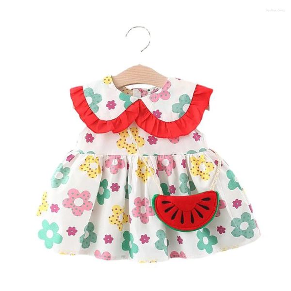 Robes de fille bébé motif Floral filles été enfant en bas âge robe de Style décontracté Costumes pour