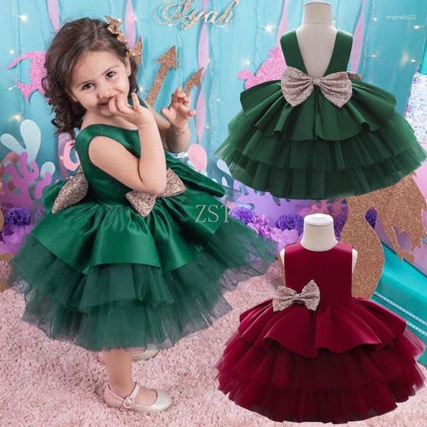 Fille Robes Bébé Filles Princesse Robe De Soirée Robes De Soirée Élégante Boule De Mariage Enfants Pour Les Vêtements D'anniversaire