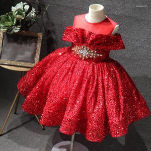 Robes de fille tenue de bébé robe de reconstitution historique pour enfants robe de fille fée perles paillettes princesse Lolita anniversaire 1-12 ans