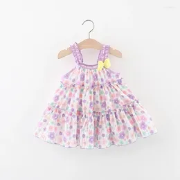 Meisje jurken baby prinses zomer jurk riem strand rok 3d bloem losse Koreaanse versie mooie sprookjes