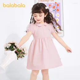 Robes de fille Balabala Robe pour tout-petits été Summer confortable Fashion Sailor