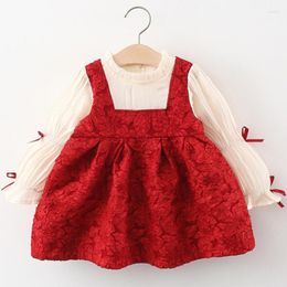 Fille Robes Né Bébé Princesse Robe Broderie Enfants Maille De Mariage Pour Girls1st Fête D'anniversaire Vêtements Pour Bébés