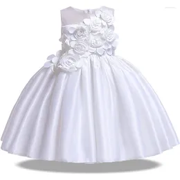 Robes de fille née robe de mariée pour 0-10Y bébé fête enfants filles enfants élégant anniversaire princesse robes