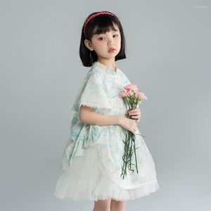 Robes de fille marque Design enfants espagnol enfants Lolita princesse robe de bal adolescent anniversaire robe florale enfant en bas âge espagne robes