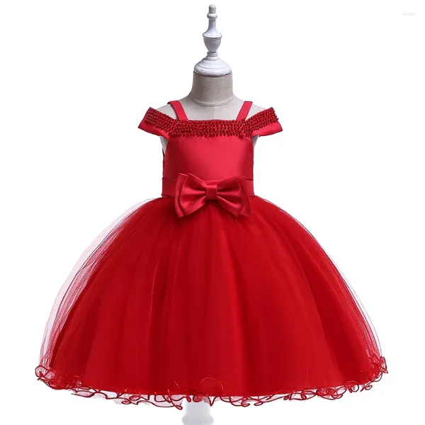 Robes de fille enfant été robe à fleurs pour filles enfants vêtements fête événements de mariage demoiselle d'honneur anniversaire enfants vêtements Costumes