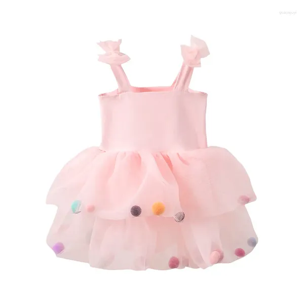 Vestidos para niñas, ropa para niños, vestido para niñas, estilo coreano, moda 2023, tirantes para bebé, princesa dulce