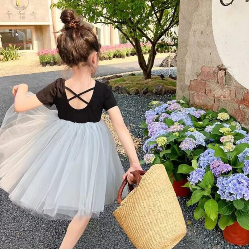 Girl Dresses Children Girls Ballet Dress Summer Kids Backless Costumes Outfits Puffy Clothes Baby Clothing