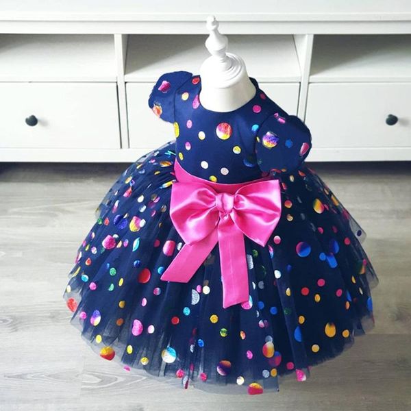 Disfraz de vestidos para niños Fiesta de cumpleaños de Baby Baby Baby Tutu Tutu Elegante Princesa Niños Vestidos 0-5 Edad