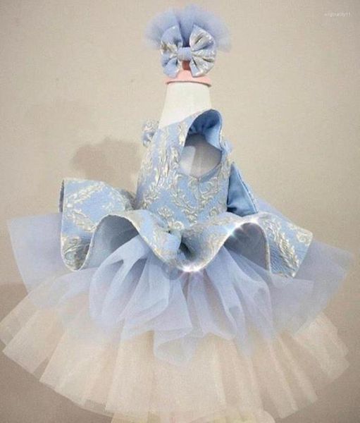 Robes de fille personnalisées bébé filles robe pour la première 1ère année anniversaire Costume de carnaval de Pâques fête infantile