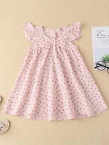 Robes de fille mignon bébé filles vêtements Daisy jupe rose florale pour 2 - 7 ans Kidsfashion enfant en bas âge petite princesse anniversaire bouffée