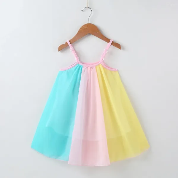 Vestidos de vestidos para niñas para 2024 ropa de verano para niños algodón lindo informal