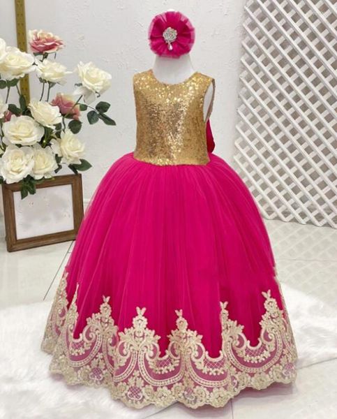 Fille Robes Fantaisie Fleur Longue Robes De Bal Adolescents Pour La Fête D'anniversaire Robe Enfants Soirée Formelle Robe De Demoiselle D'honneur De Mariage