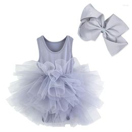 Girl Dresses Fashion Ballet Tutu Dress 2pcs Professional Kids Dancing Party Performance kostuum Princess Wedding 2-8 YS