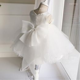 Robes de fille robe à fleurs pour mariage infantile Tutu enfants vêtements filles fête d'anniversaire Custumes robe de baptême 2-10 ans