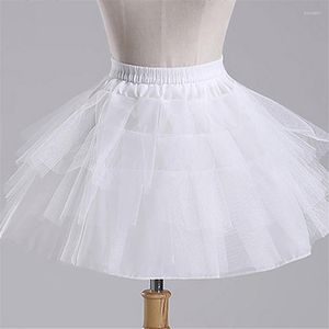 Robes de fille Fleur Filles Jupon Jupon Cosplay Fête Robe Courte Jupon Enfant Fille Lolita Ballet Tutu Jupe Enaguas Sottogonna Mini