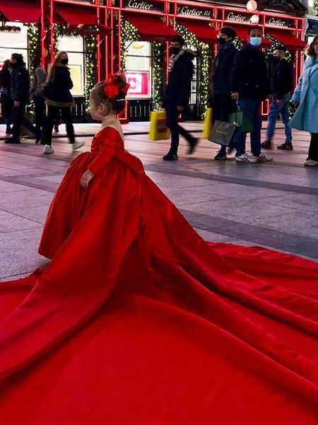 Vestidos de niña Niñas de flores Correas espaguetis Apliques de encaje Fajas de cuentas Cumpleaños Comunión Niños Vestidos de desfile