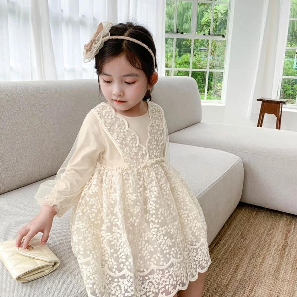 Vestidos de niña para niñas estilo de encaje vestido de fiesta de princesa elegante disfraz Boutique ropa flor