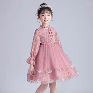 Girl Dresses Girl's Dress Princess 2024 Autumn Little Children's Women's Treasure