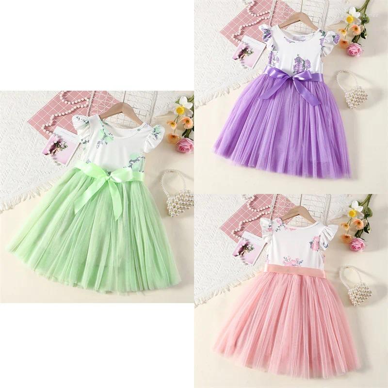 Vestidos de menina para meninas vestido casual princesa lindo natal festa de aniversário casamento idade 3-8 anos de idade