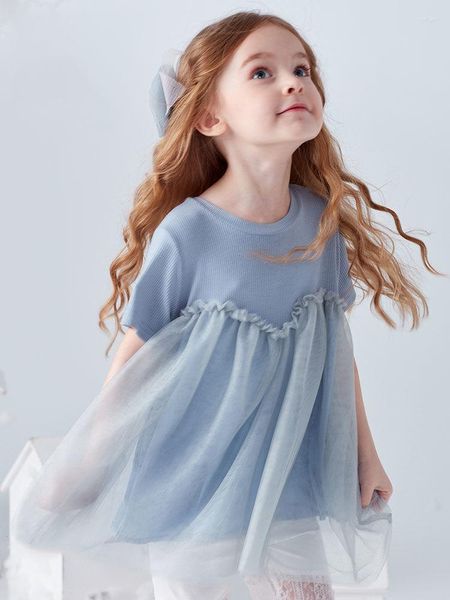 Vestidos de niña Falda de princesa casual para niñas Suave Cómodo Bonito Encantador Animado Moda simple Suelto Patrón dulce