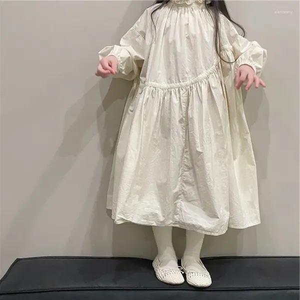 Vestidos para niña, vestido para niña, empalme Irregular, princesa, estilo japonés y coreano, moda Primavera Verano 2024, ropa para niños