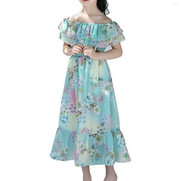 Robes d'été à fleurs pour filles, style bohémien, vêtements de fête à fleurs pour adolescentes de 5 8 12 14 ans