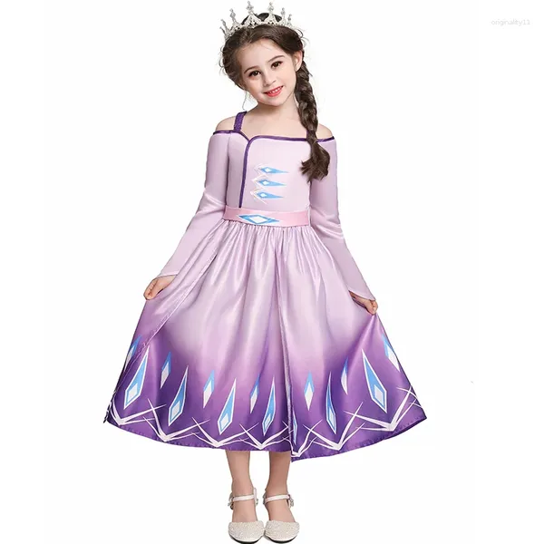 Robes de princesse pour filles, ensemble de costumes à fleurs pour enfants, fête d'anniversaire et d'halloween, robes fantaisie Cosplay pour nourrissons