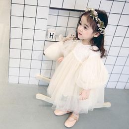 Robes de fille HoneyCherry enfants pour les filles robe de printemps enfant bébé doux princesse vêtements de créateurs supplémentaires
