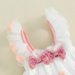 Robes de fille robe en tulle pour bébé tutu pour bébé une ligne florale brodée en maille à volants avec nœud à paillettes