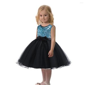 Fille Robes Enfants Robe De Noël Halloween Célébration Robes De Bal Paillettes Fête Au Genou Vêtements Formels Enfants 2-10 Ans