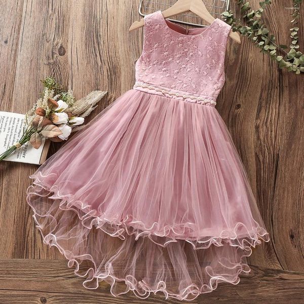 Vestidos de niña Fiesta infantil para niñas Trajes Sin mangas Disfraces de verano Adolescentes Vestido de flores Ropa para bebés 4 6 8 10 12 años